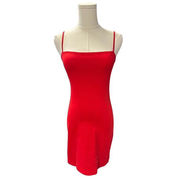 Susana Monaco Thin Strap Mini Dress in Perfect Red Revolve - Picture 5 of 9